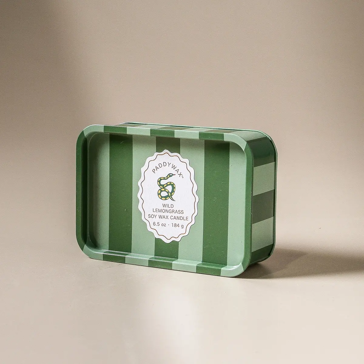 Adopo Tin Candle Snake - Wild Lemongrass 1