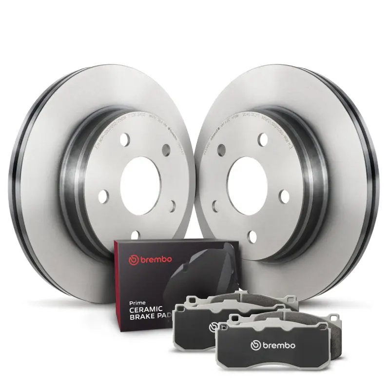 Brembo Oe 03-11 Saab 9-3 Front Disc Brake Kit 1