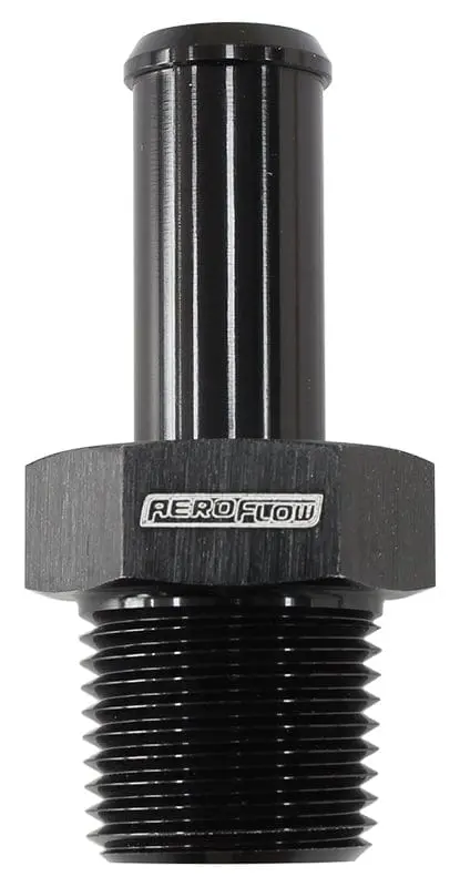Af841-04Anblk Male Npt To Straight An Hose Barb Fitting 1