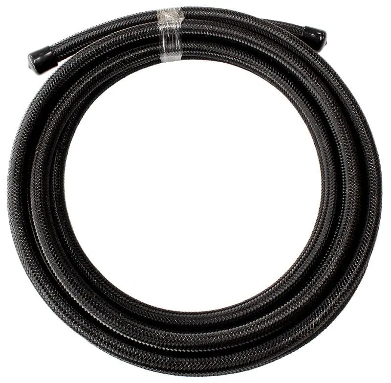 Af200-08-1Mblk: -8An Black Ptfe-Lined Stainless Braided Hose (200 Series) 1