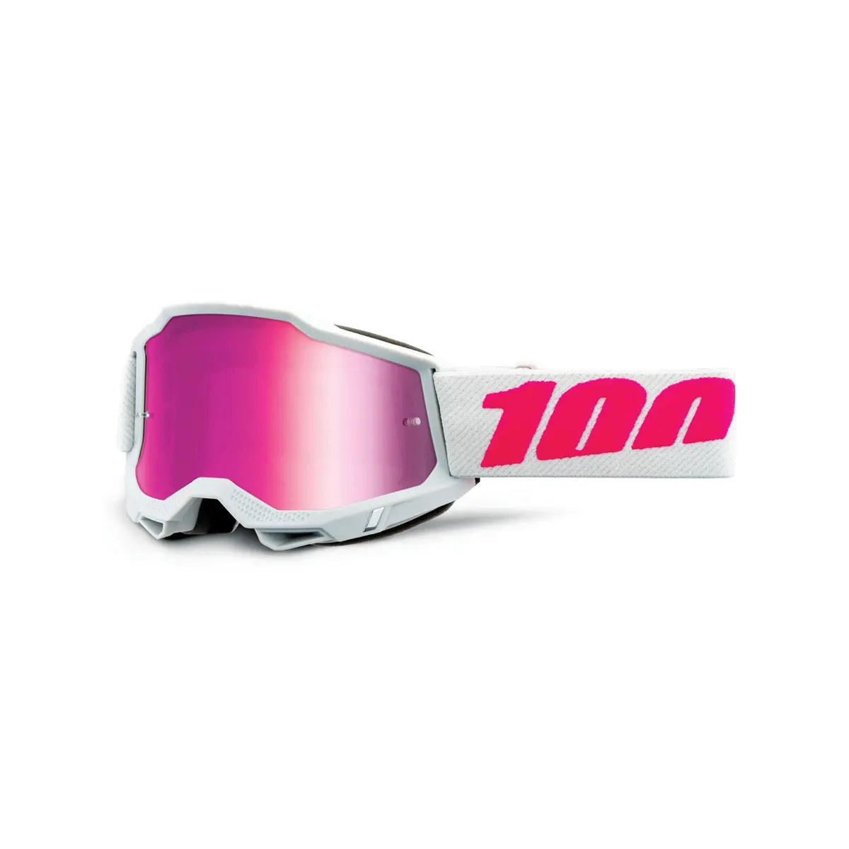 100% Accuri 2 Junior Goggle Keetz - Mirror Pink Lens 1