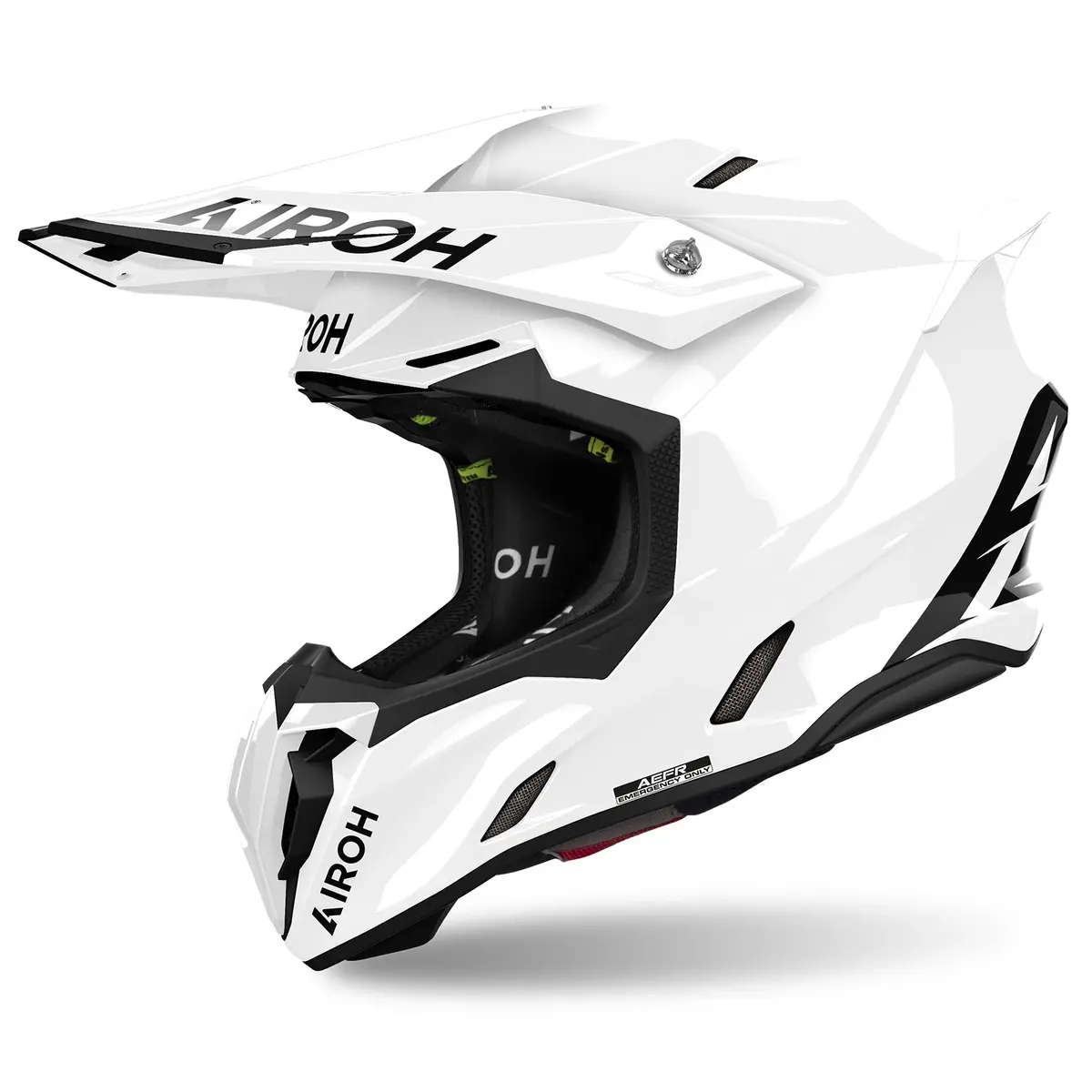 Airoh Twist 3 White Gloss Motocross Helmet 1