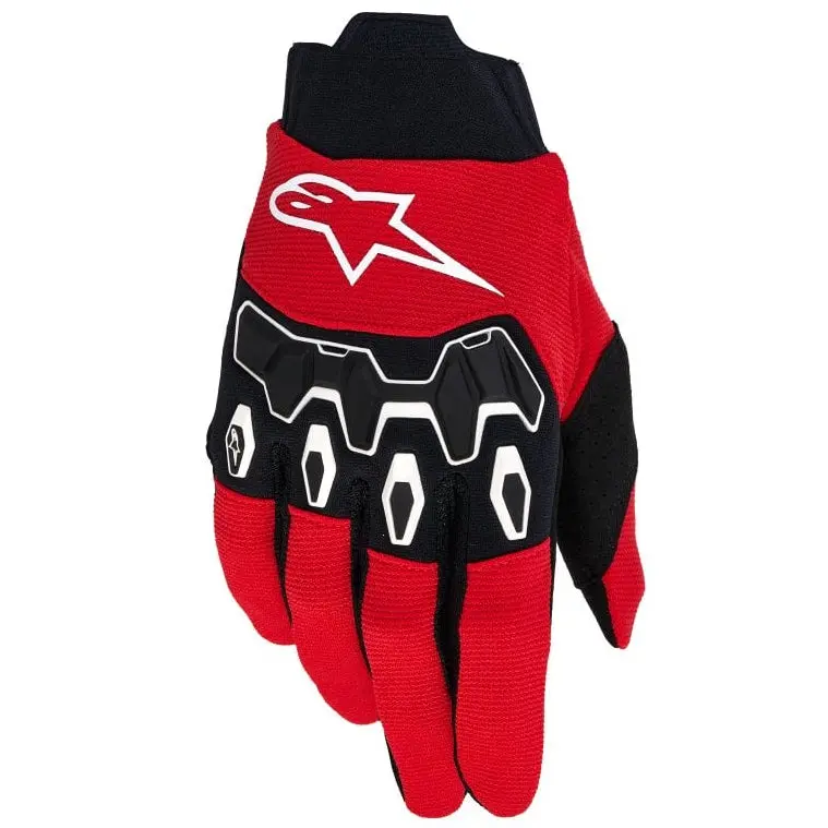 Alpinestars Full Bore V2 Gloves Bright Red Black 1