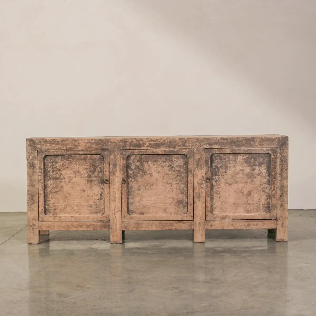 Antique Chinese 3 Door Sideboard 1