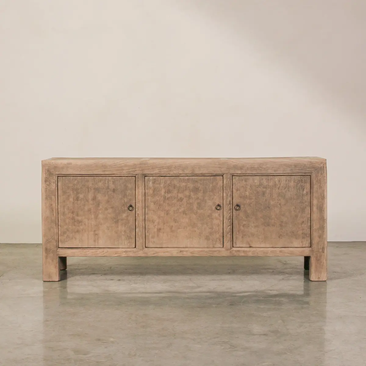 Antique Chinese 3 Door Sideboard 1