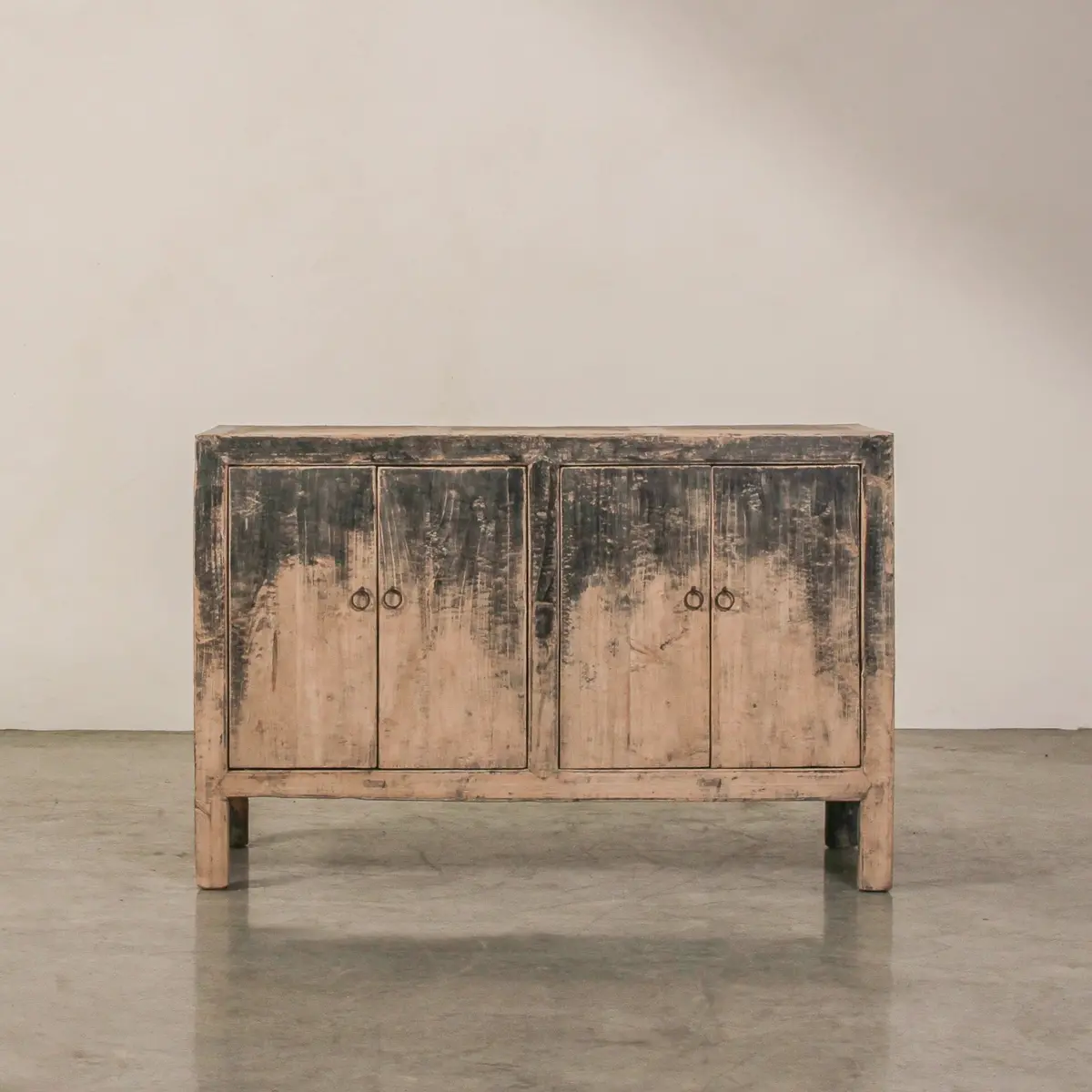 Antique Chinese 4 Door Sideboard 1