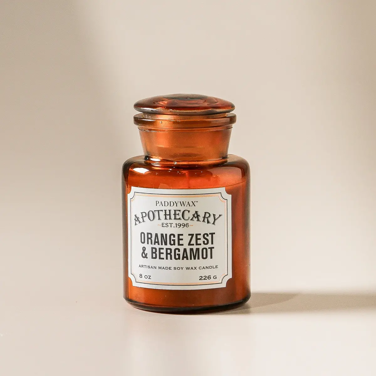 Apothecary Candle - Orange Zest & Bergamot 8Oz 1