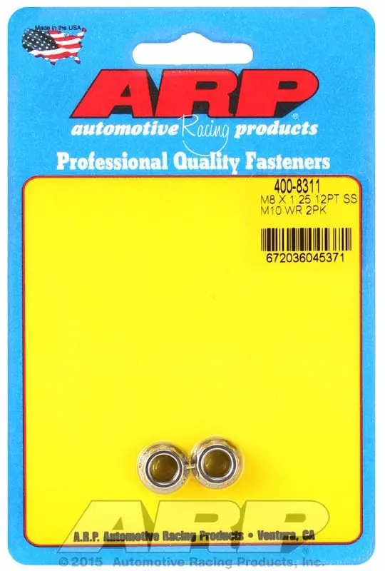Polished Stainless Steel 12-Point Lock Nut – Ar400-8311, High-Tensile Strength 1