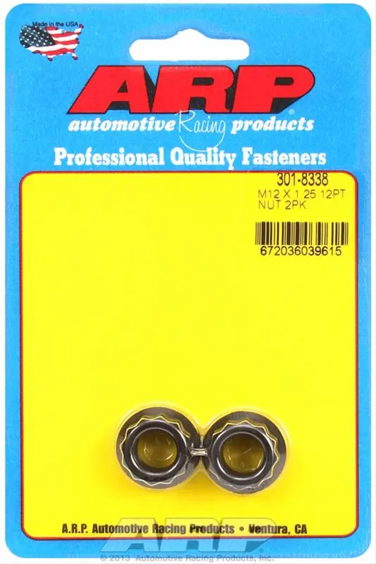 Arp 301-8338 12-Point Stainless Steel Nuts – Precision-Machined, High-Strength Fasteners 1