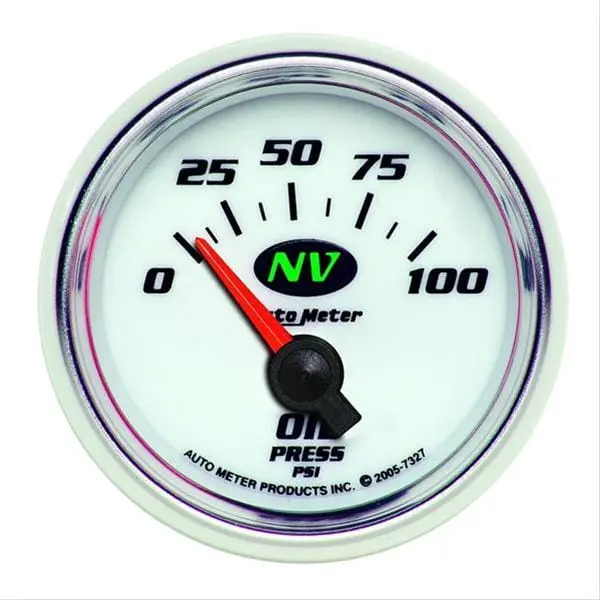 Autometer 7327 Nv Series Mechanical Analog Gauge 1