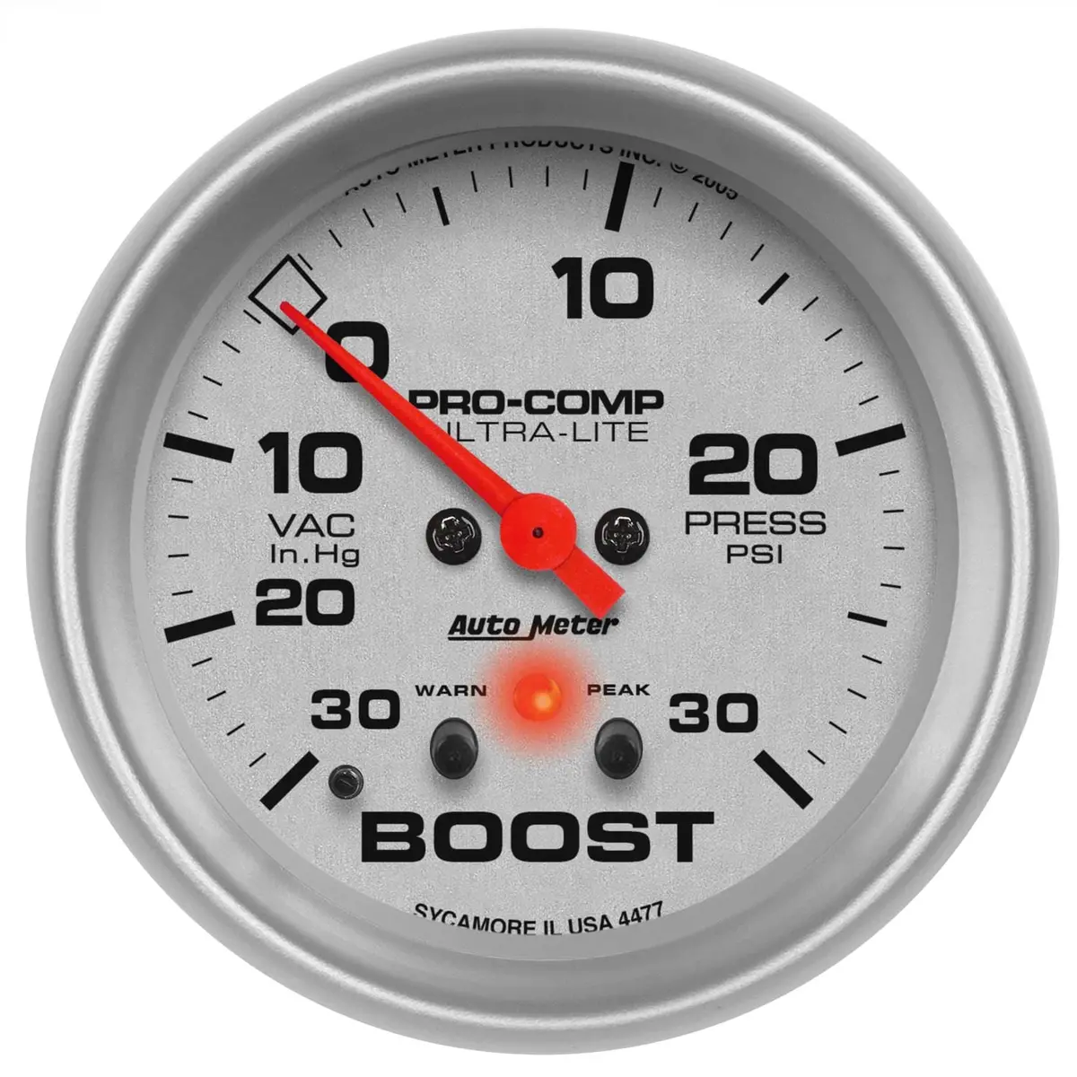 Autometer 4477 Ultra-Lite Analog Mechanical Gauge 1