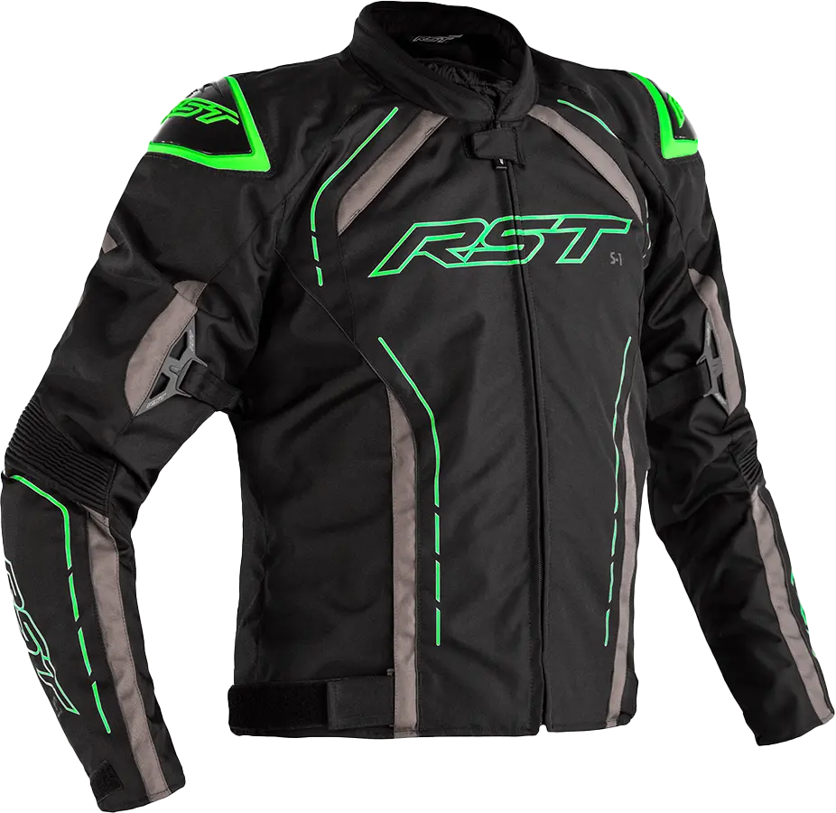 Rst S1 Ce Jacket Blk/Gry/Neon Grn Textile 3Xl 102559Neo-50 1