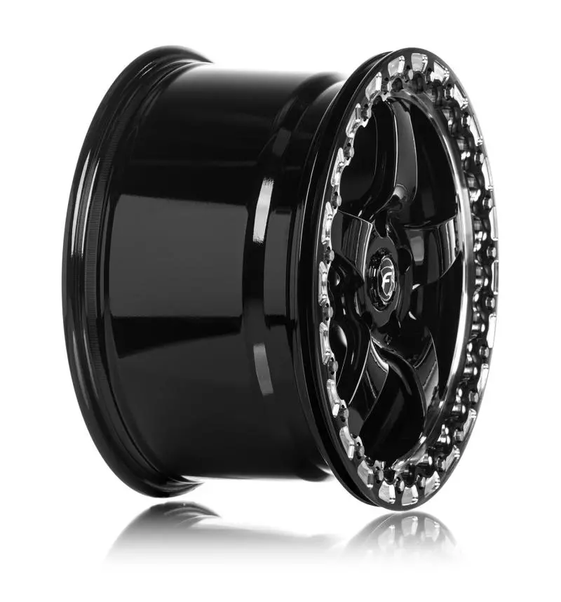 Forgestar D5 Beadlock 17X10 / 5X114.3 Bp / Et50 / 7.5In Bs Gloss Black Wheel 1