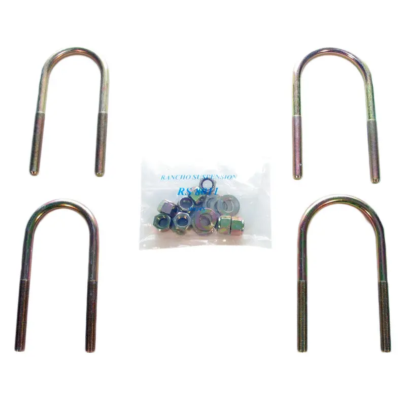 Rancho 87-95 Jeep Wrangler Front U-Bolt Kit 1