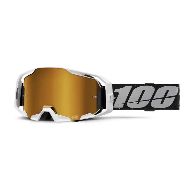 100% Armatic Goggles Rapidracer - Mirror Gold Lens 1
