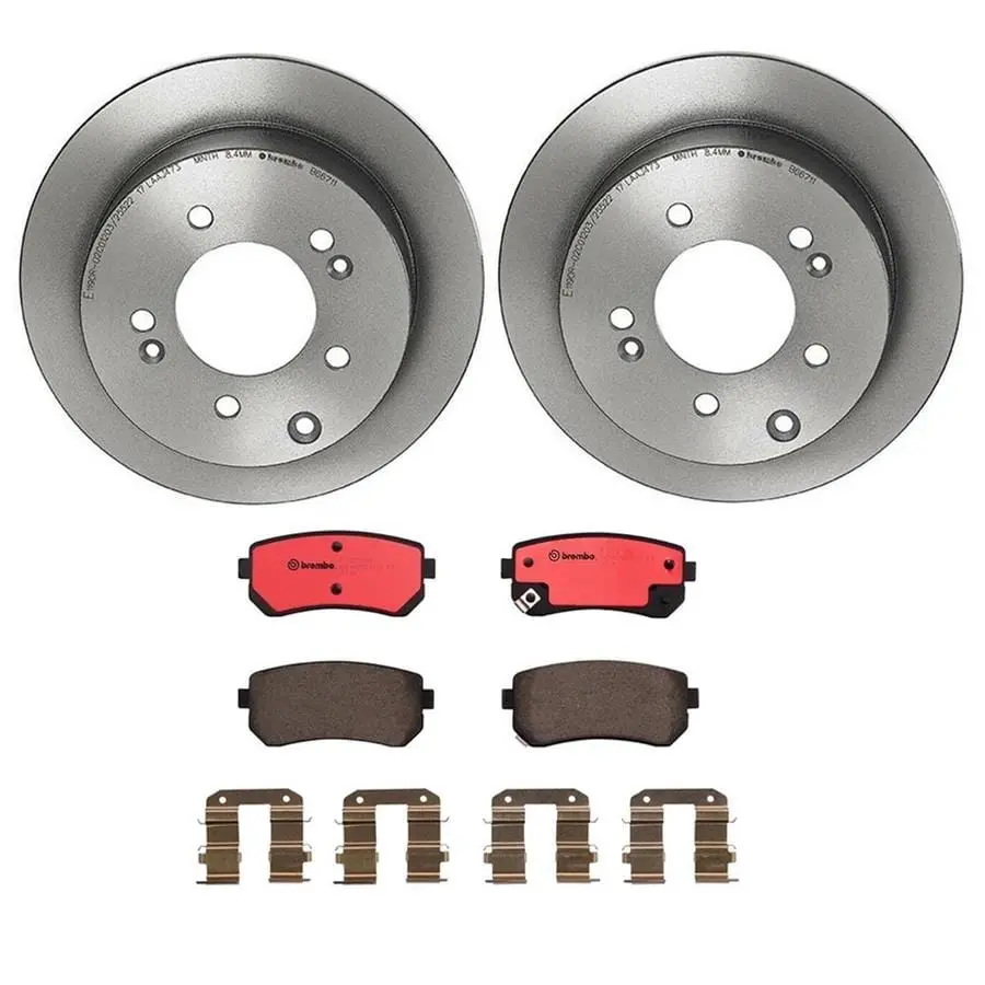 Brembo Kt00907 Brake Pad & Rotor Kit – Front Disc Replacement 1