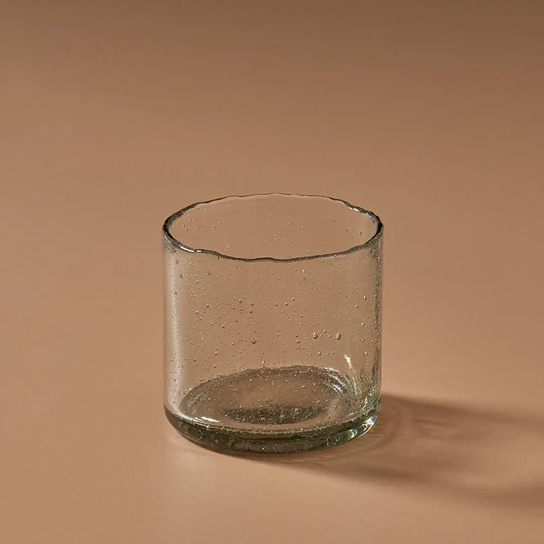Bubbled Glass Votive 1