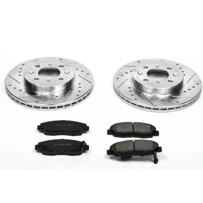 Power Stop 96-05 Honda Civic Front Z23 Evolution Sport Brake Kit 1