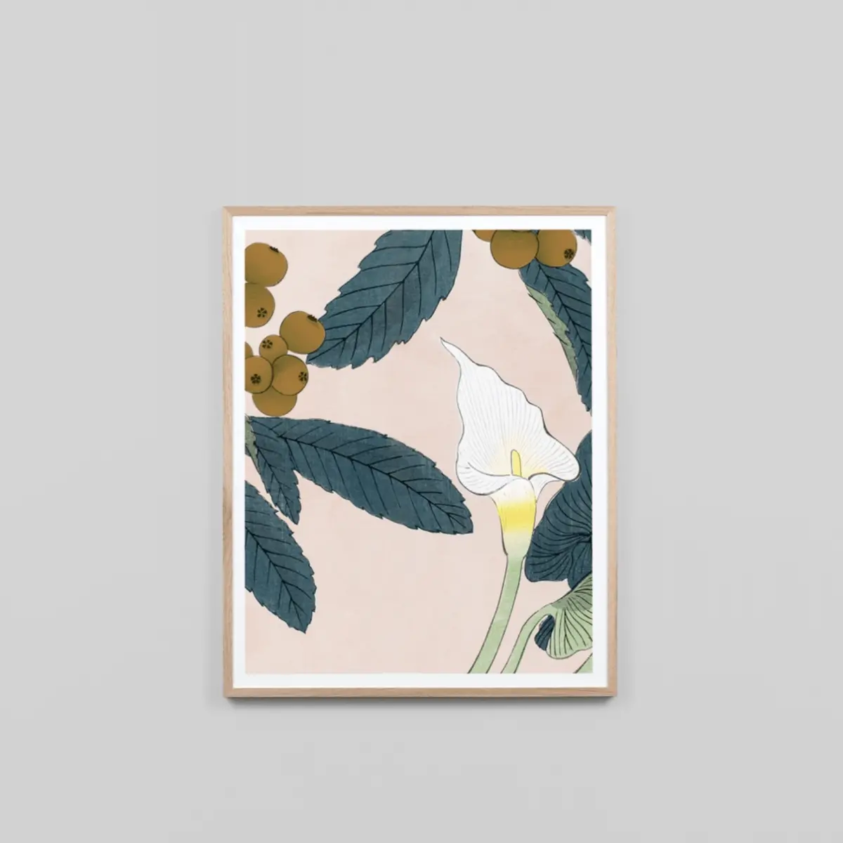Calla Lily Woodblock 2 Raw 81X101 1