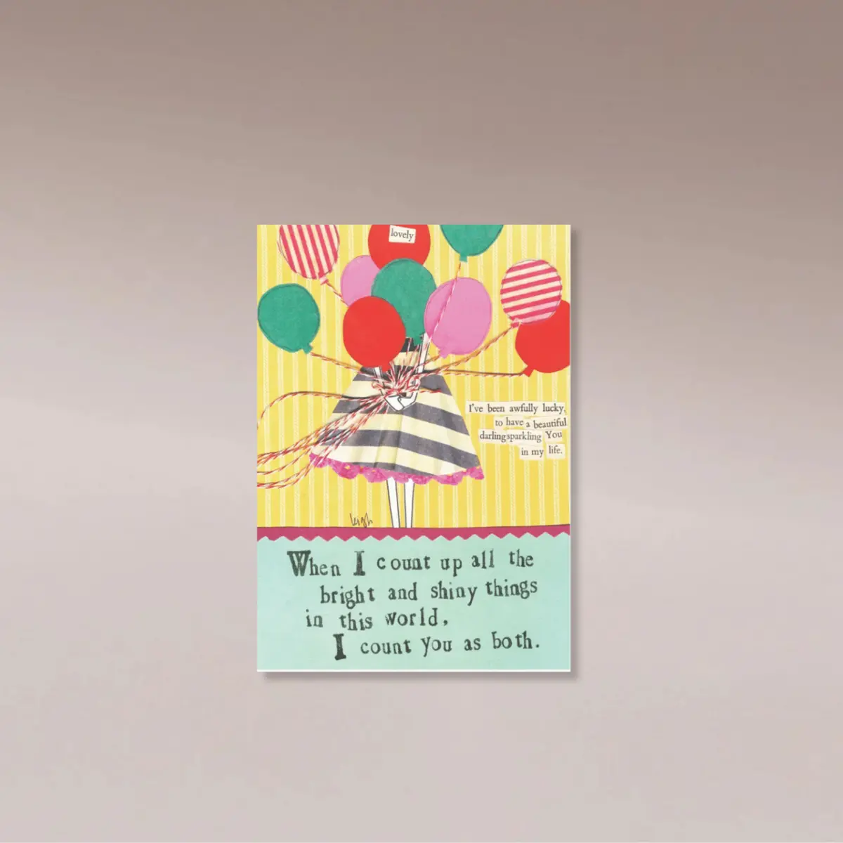 Card - Bright And Shiny Things 1