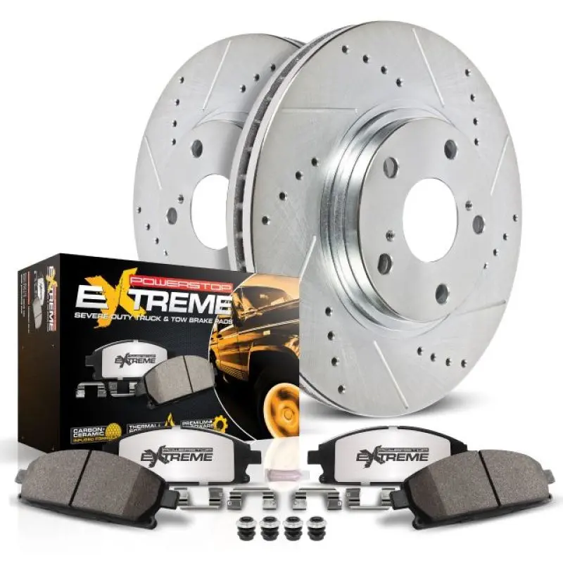 Power Stop 13-16 Ford F-450 Super Duty Front Z36 Truck & Tow Brake Kit 2