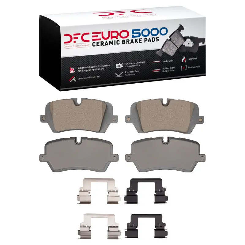 Dfc 13-25 Land Rover Discovery Rear Euro 5000 Ceramic Brake Pads And Hardware Kit 1
