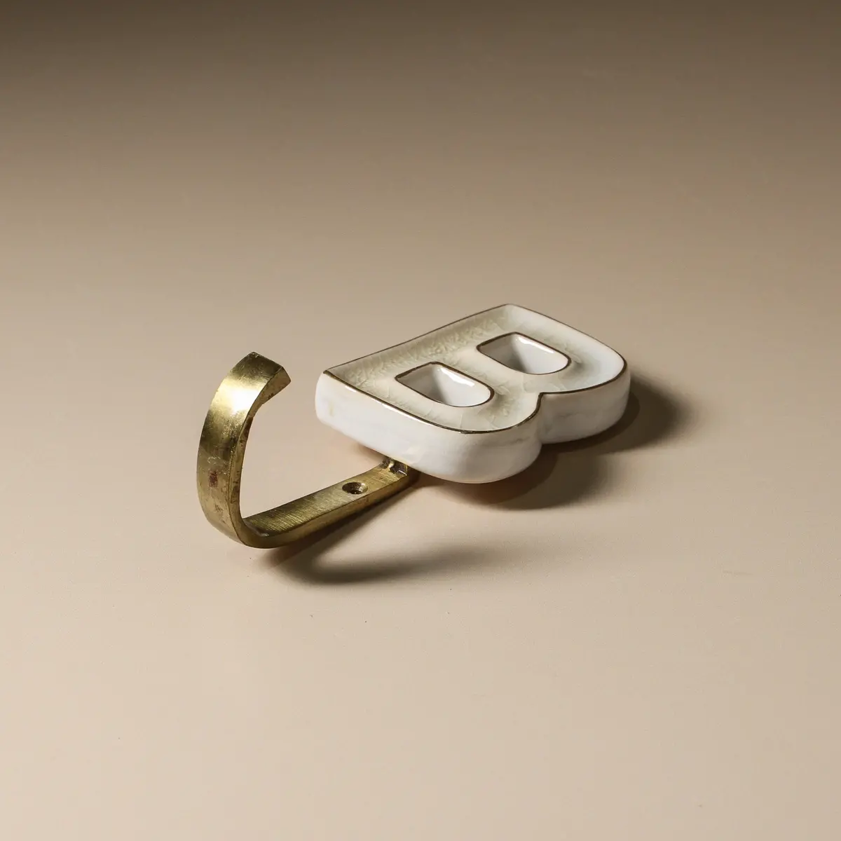 Ceramic Alphabet Hook 1
