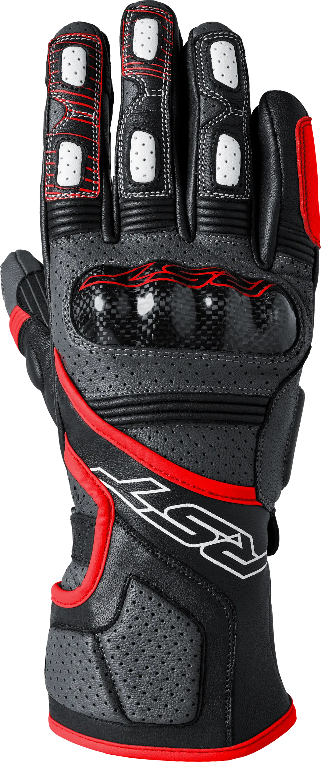Rst Fulcrum Ce Glove Grey/Red/Black  Md 103179Red-09 1