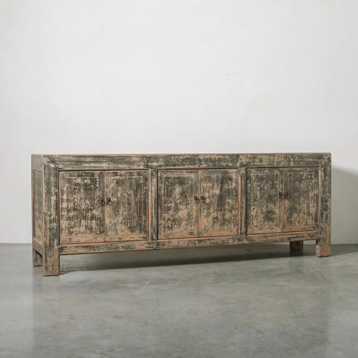 Chinese Vintage 6 Door Sideboard 1