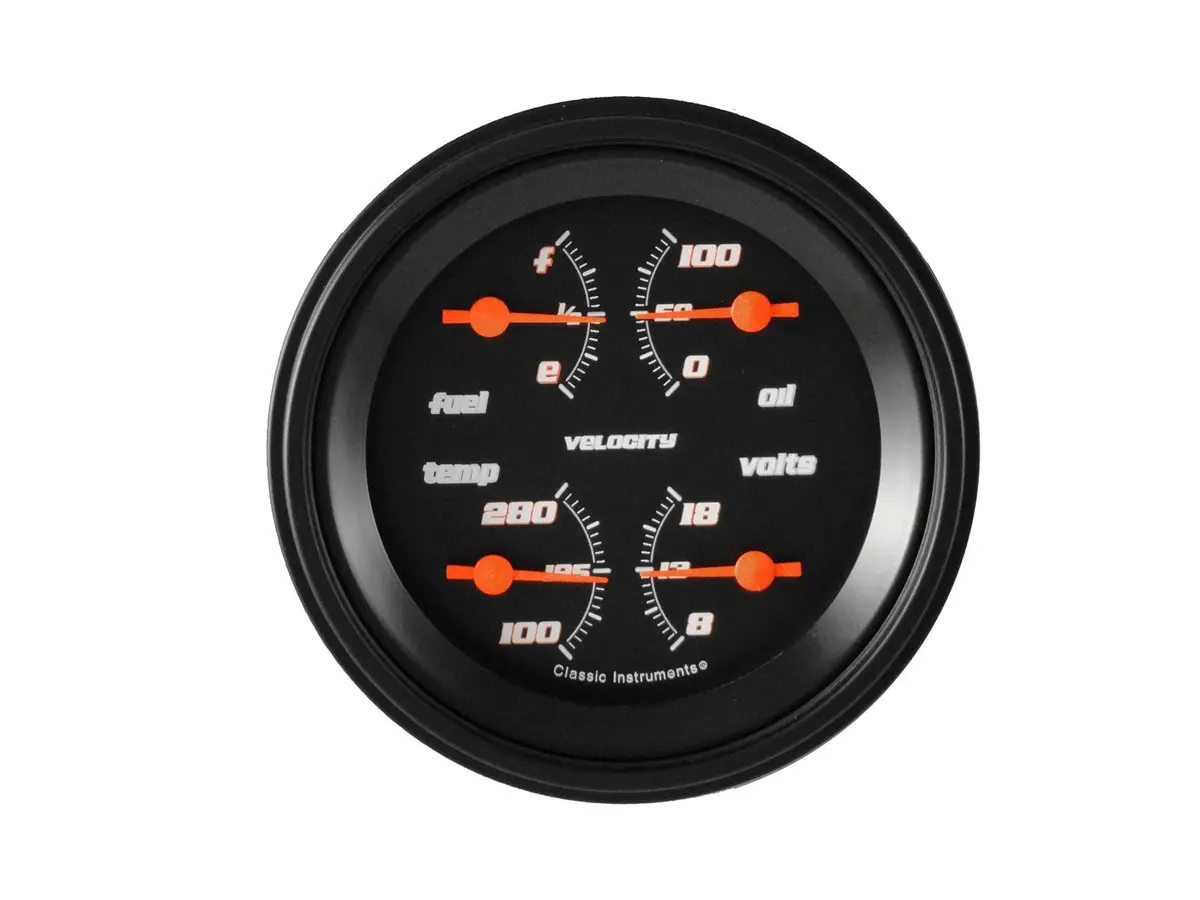 Classic Instruments Vs77Bblf Velocity Series Analog Gauge Cluster 1