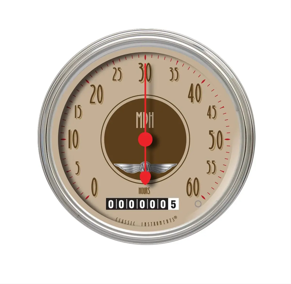 Classic Instruments Vintage Series Analog Speedometer With Retro Styling And Modern Accuracy 1