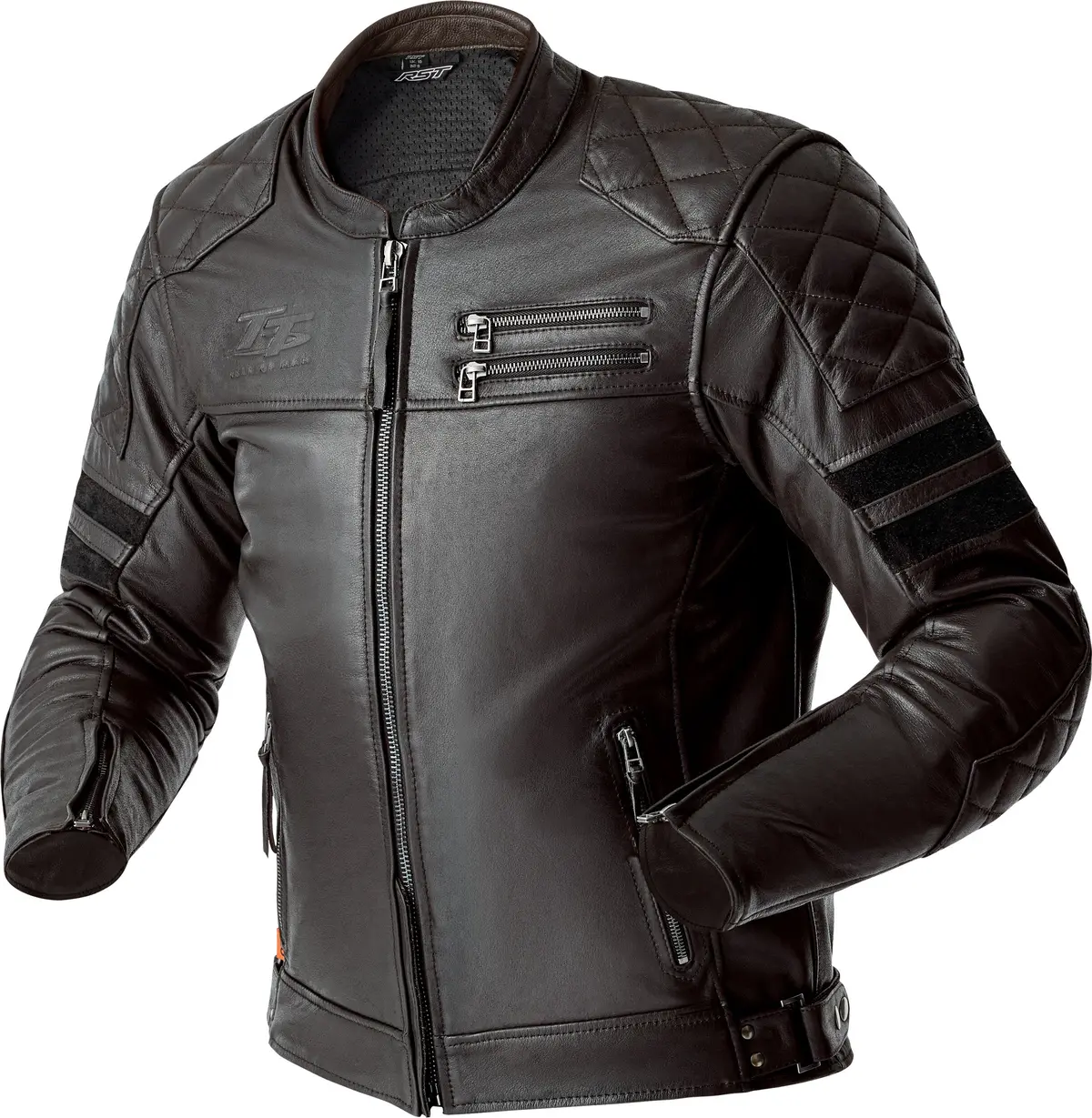 Rst Hillberry D3o Jacket Brown Leather Lg 103639Brn-44 1