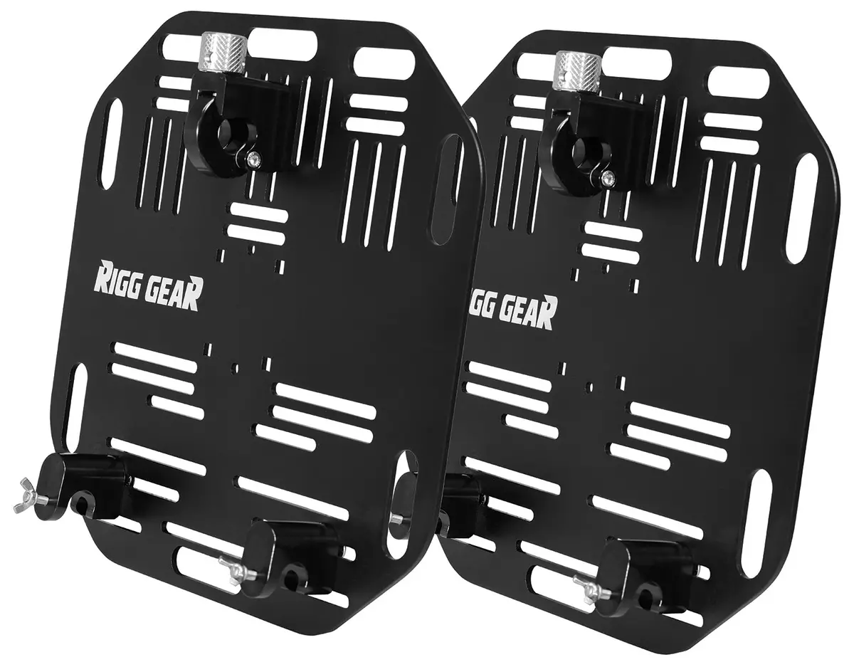 Nelson-Rigg Rigg Saddlebag Plate Quick Release Pair Black 270-3101 1