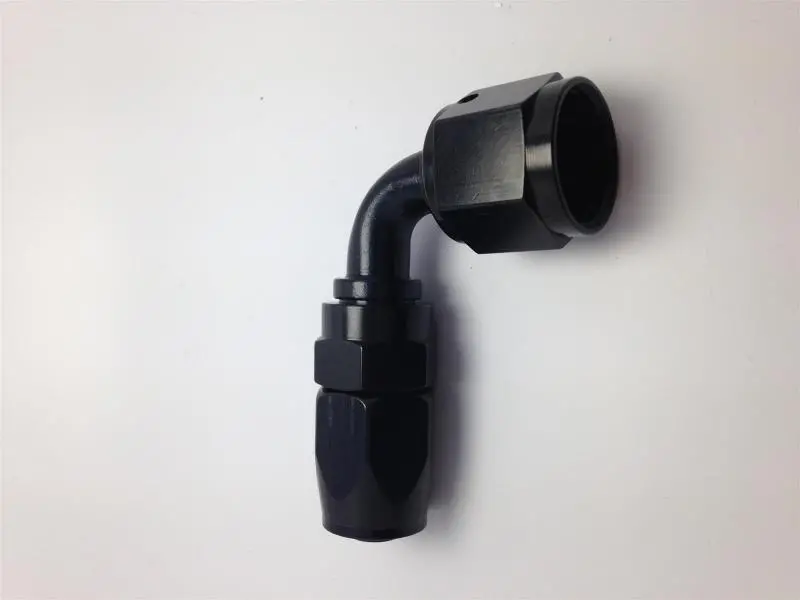 Fragola -16An X 90 Degree Pro-Flow Hose End - Black 1