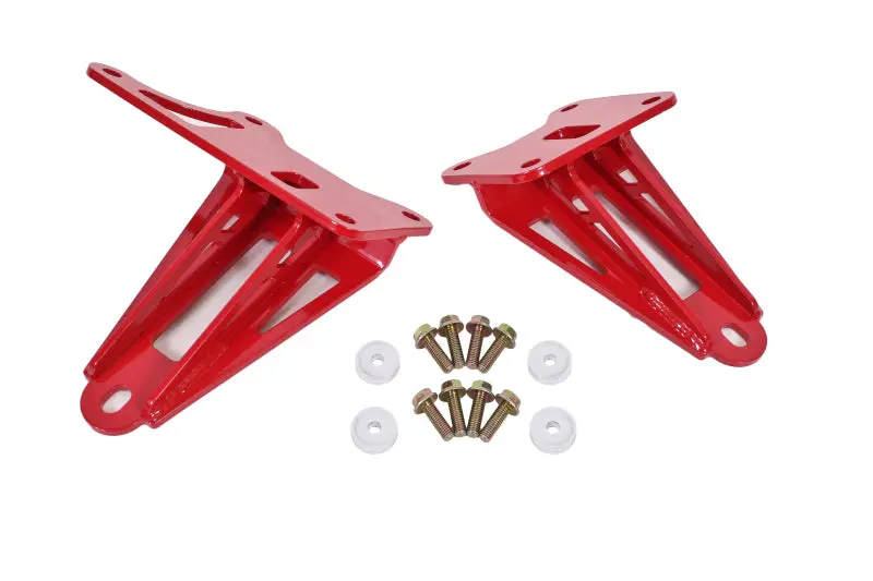 Bmr 11-17 S197 Mustang Motor Mount Brackets - Red 1