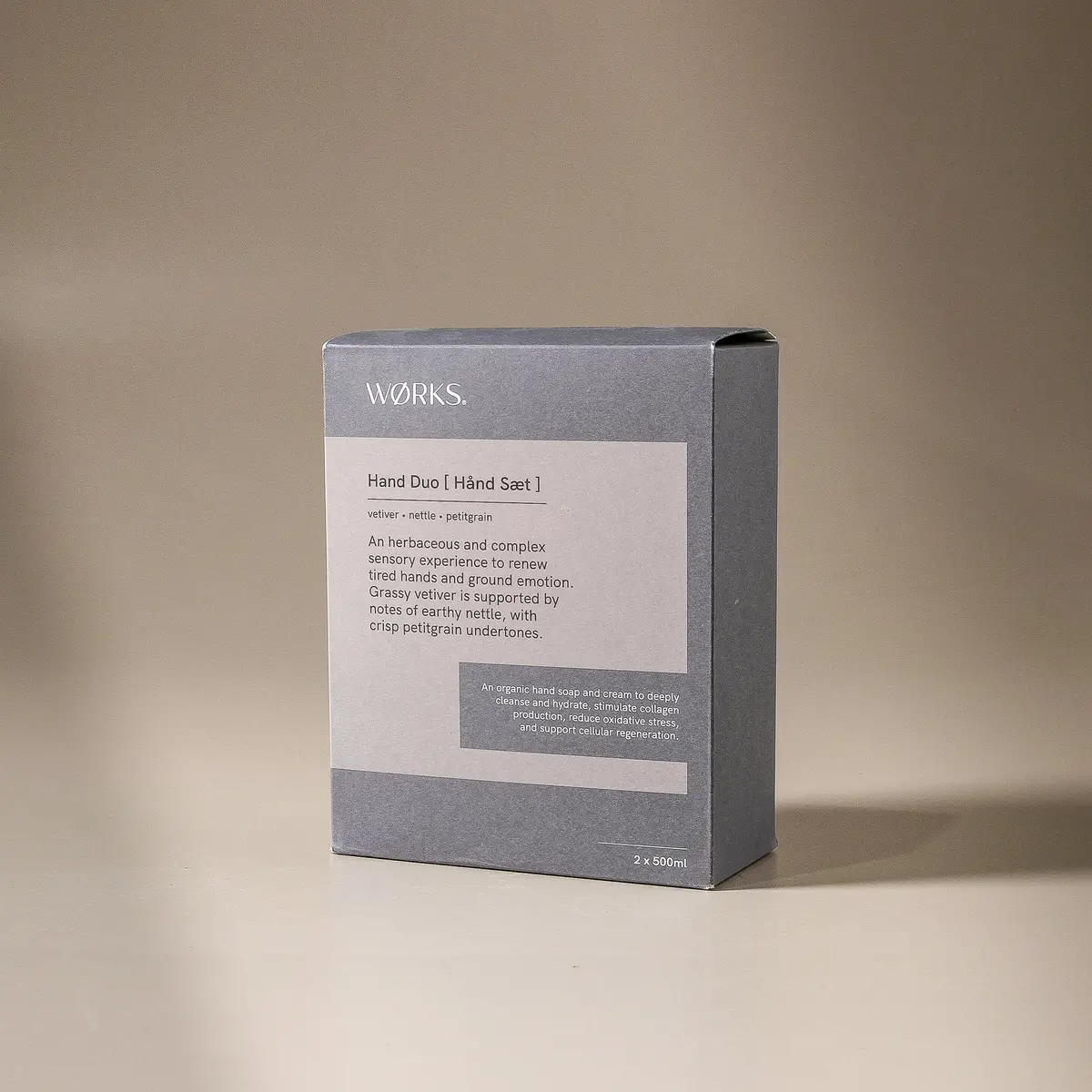 Hand Duo Box Vetiver 500Ml 1