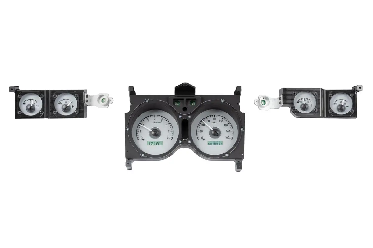 Dakota Digital Mhx-73C-Cvl-S-W Vhx Series Direct-Fit Analog Gauge System 1