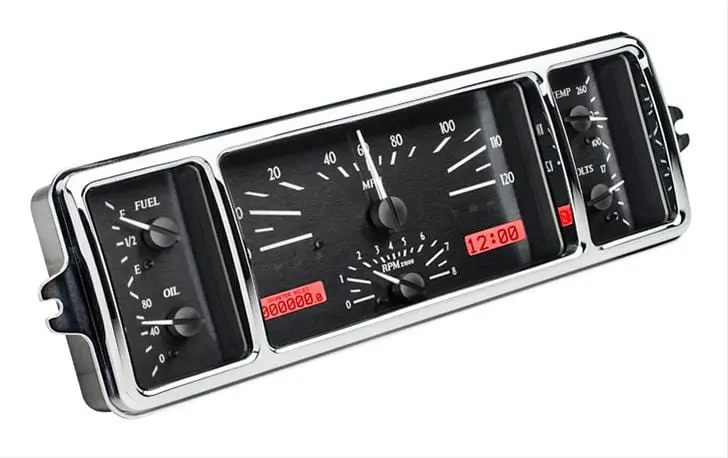 Dakota Digital Vhx-39C-S-R Analog Gauge System – Direct-Fit Classic Dash 1
