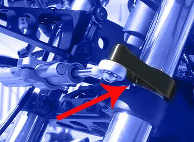 Graves Motorsports Yamaha R3 Fork Damper Mount 41Mm 1