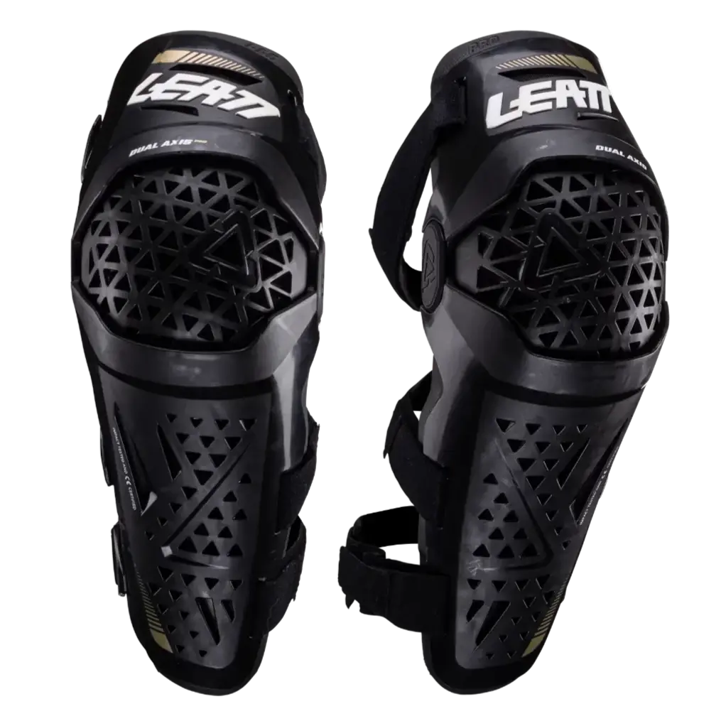 Leatt Dual Axis Pro Knee Guards - Black 1