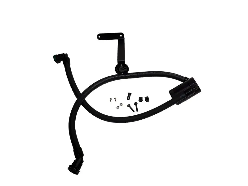 J&L 2011-2025 Ford F-150 2.7L/3.5L/5.0L Passenger Side Oil Separator 3.0 - Black Anodized 1