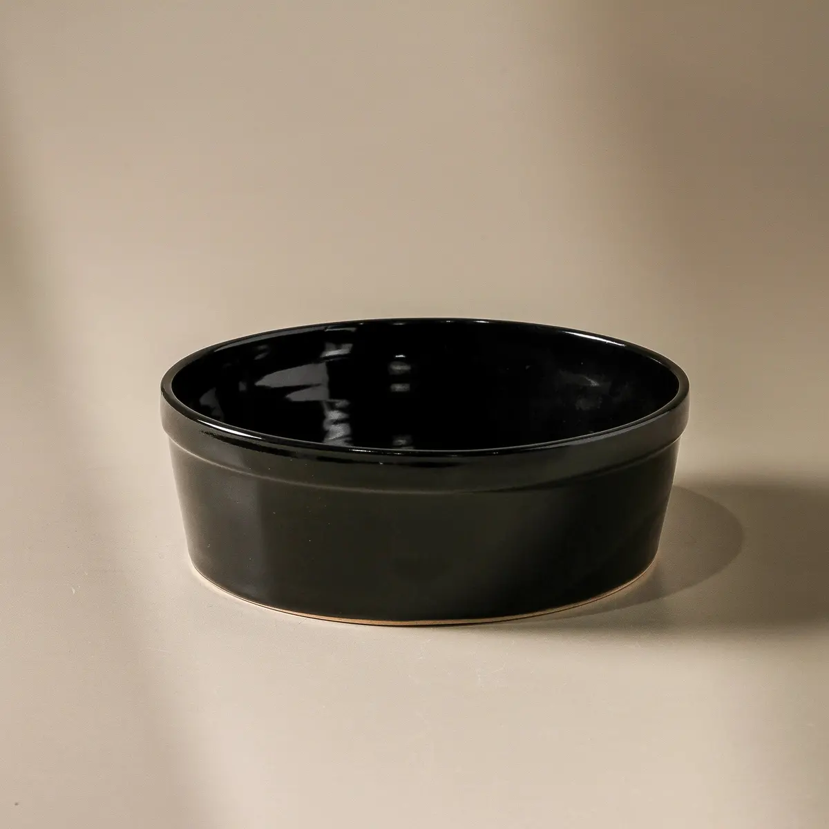 Deep Pie Dish - Gloss Black 1