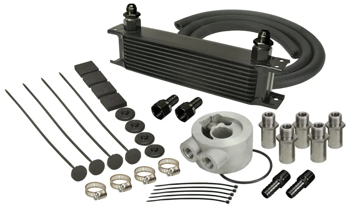 Derale 15602 Stacked-Plate Transmission Or Power Steering Cooler 1