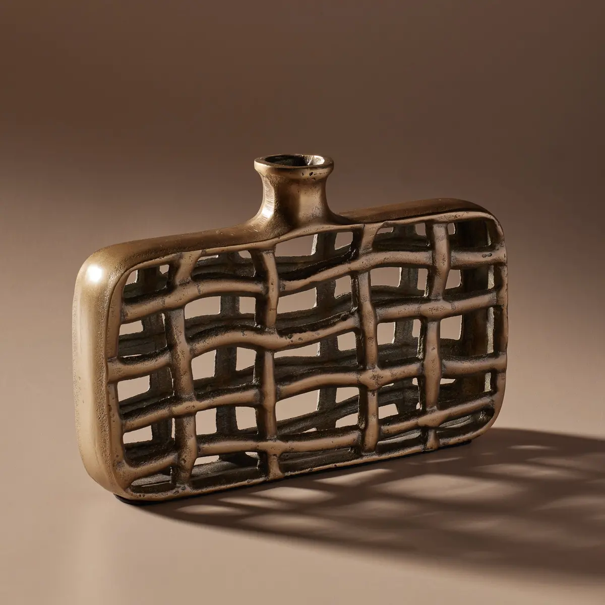 Donna Vase Brass Antique 1
