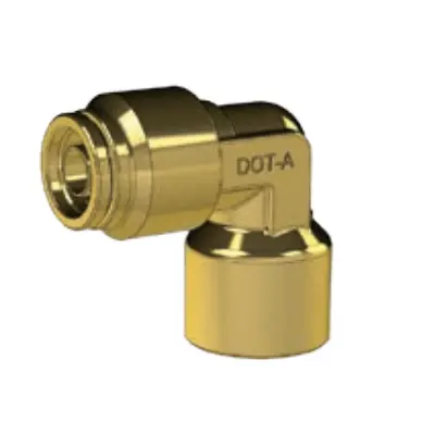 Dot Push Fitting- 90 Degree Female Elbow- Imperial Tube To Nptf Female Pipe Thread Bp Dq70dot 1