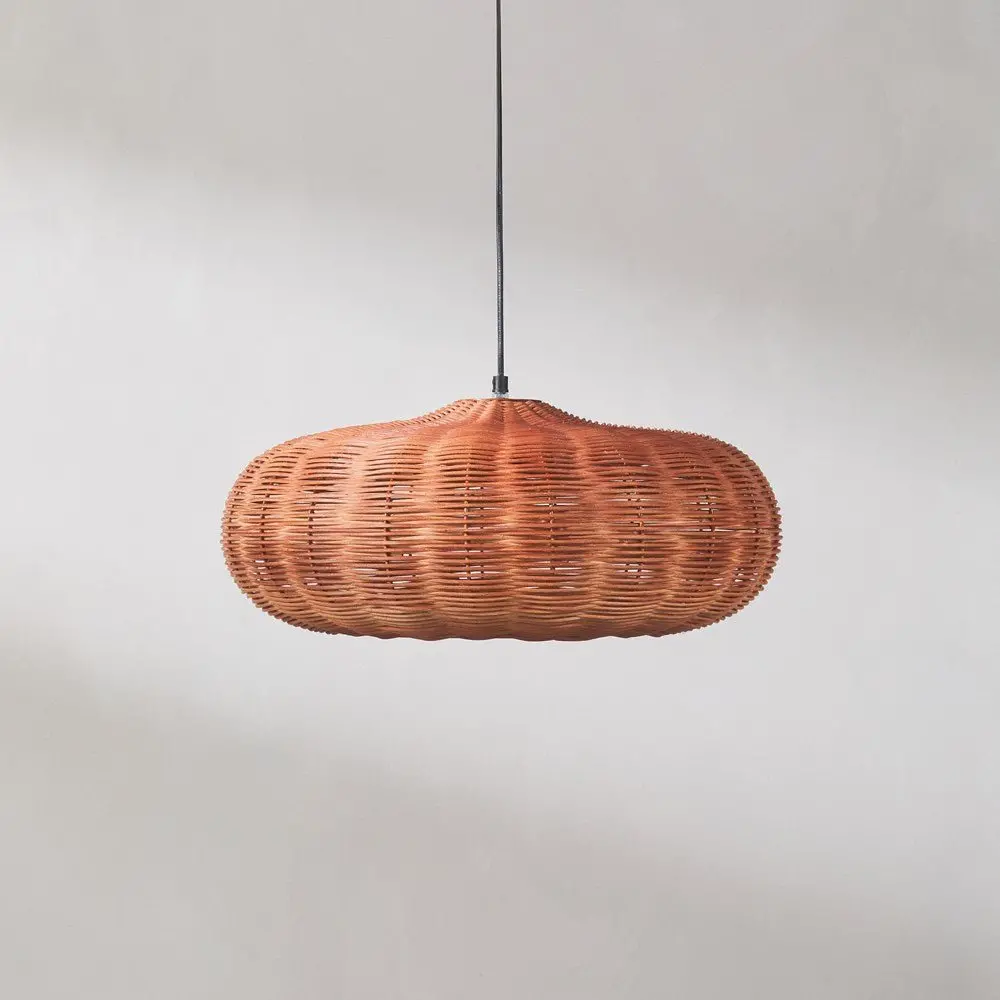 Droplet Rattan Pendant 1