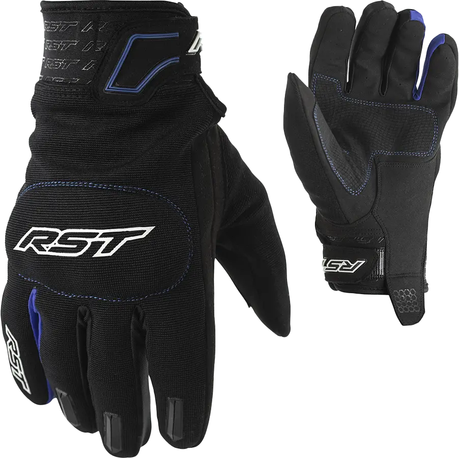 Rst Rider Ce Glove Black/Blue 2Xl 102100Blu-12 1