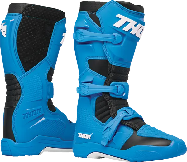 Thor Blitz Xr Blue Black Motocross Boots 1