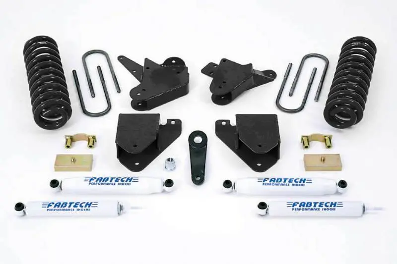 Fabtech 01-04 Ford F250/350 2Wd 6In Basic Sys W/Perf Shks 1