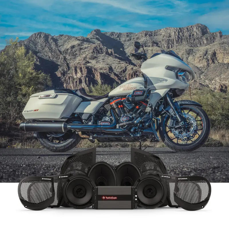 Rockford Fosgate 24+ Harley-Davidson Stage 3 Audio Kit 1